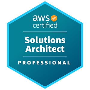 Selo AWS Certified Solutions Architect – Professional